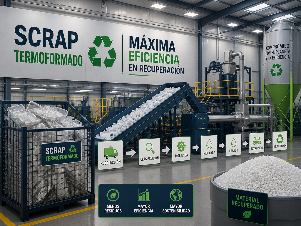 Máxima eficiencia en recuperación de scrap.